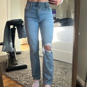 Abercrombie & Fitch 90s Straight Ultra High Rise